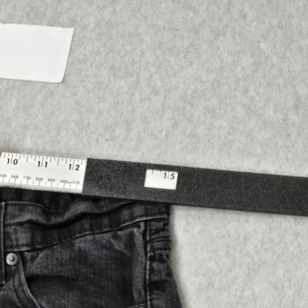 Levi's 505 Men Jeans 32X30 Black Denim Regular Fit